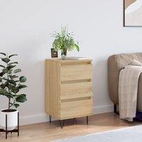 Berkfield Home Sideboard Sonoma Oak 40x35x70 cm Engineered Wood in Brown | Size: 40 x 35 x 70 cm