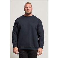 BadRhino Men's Crew Neck Sweatshirt in Dark Navy | Size: 3XL