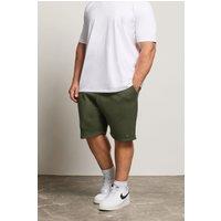 BadRhino Men's Elasticated Jogger Shorts in Light Khaki | Size: 3XL