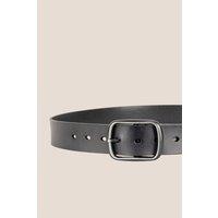 Oswin Hyde Men's Hunter Classic Leather Belt in Black | Size: Medium