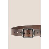Oswin Hyde Men's Hunter Classic Leather Belt in Brown | Size: Medium