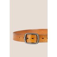 Oswin Hyde Men's Hunter Classic Leather Belt in Tan | Size: Medium