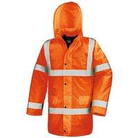 SAFE-GUARD by Result Men's Motorway Jacket in Orange | Size: XL