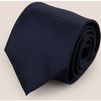 Oswin Hyde Men's Navy Self Stripe Tie
