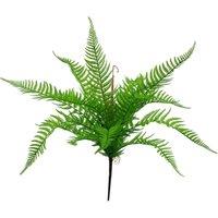 Leaf 60cm Artificial Bushy Dixie Wood Fern Dark Green Plant