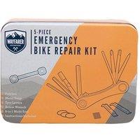 Fizz Creations Wayfarer 5 Piece Emergency Bike Repair Kit with Tin Box in Silver