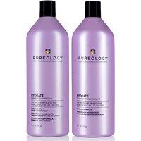 Pureology Hydrate Shampoo Conditioner Duo in Clear