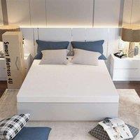 MN Furniture Multi-Layer High Density Hard Foam Mattress Single W90cm x L190cm x H15cm in White