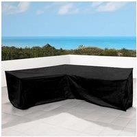 Garden Sanctuary Outdoor Waterproof Oxford Cloth L-Shaped Sofa Cover Furniture Cover, 286cm W x 286cm D x 80cm H