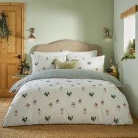 Wylder Nature Robin's Return Brushed Cotton Duvet Cover Set | Size: Single