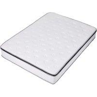 Living and Home Soft Orthopaedic Pocket Spring Mattress in White | Size: Single
