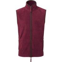 Premier Men's Artisan Fleece Gilet in Burgundy | Size: Small