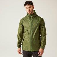 Regatta Men's 'Pack-It III' Waterproof Packaway Jacket in Bottle Green | Size: 3XL