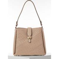 Luella Grey Women's 'Flora' Weave Hobo in Taupe
