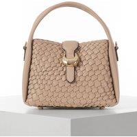 Luella Grey Women's 'Maggie' Black Weave Crossbody in Taupe