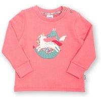 Kite Girl's Folktale Friends Sweatshirt in Pink | Size: 18-24 m