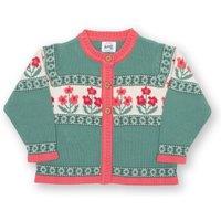 Kite Girl's Rosey Posey Cardi in Green | Size: 3 Years