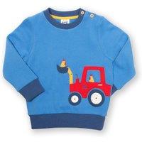Kite Boy's Farmer Cluck Cluck Sweatshirt in Blue | Size: 5 Years