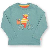 Kite Boy's Ox To Market T-Shirt in Green | Size: 3-6 m