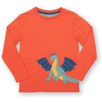 Kite Boy's King Dragon T-Shirt in Orange | Size: 10-11 Years