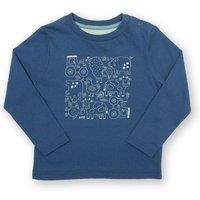Kite Boy's Farmtime T-Shirt in Navy | Size: 12-18 m