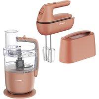 KENWOOD Go Food Processor & Hand Mixer Clay Red in Terracotta