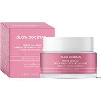 GlowCocktail London Glow Cocktail Marine Collagen Firm & Restore Night Moisturiser 50ml in Pink