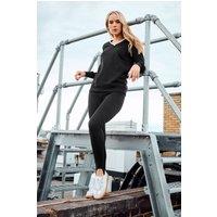 Long Tall Sally Women's Tall Cotton Stirrup Leggings in Black | Size: 14L