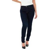 Smart Living Women's Classic Skinny Fit Denim Jeans with Comfortable Stretch in Blue | Size: 10
