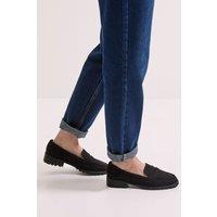 Dorothy Perkins Women's Leoni Chunky Loafers in Natural Black | Size: 7