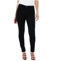 Smart Living Women's Classic Skinny Fit Denim Jeans with Comfortable Stretch in Black | Size: 8