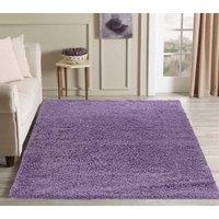 Desire Rugs Modern Elegant Soft Shaggy Rug for Living Rooms - Stylish Area Rugs in Lilac | Size: 60 cm x 220 cm