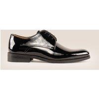 Oswin Hyde Men's Edison Oxford Patent Shoes in Black | Size: 7