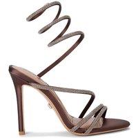 Carvela Women's 'Spiral 105' Fabric Heels in Brown | Size: 6