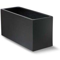 Primrose Polystone Large Black Rectangular Trough Planter 100cm