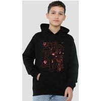 Disney Jessie & Bullseye Outline Youth Kids Pull-Over Hoodie, Black | Size: 12-13 Years