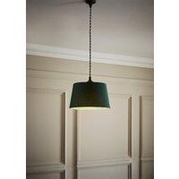 ValueLights Aspen Forest Green Tapered Easy Fit Pendant Lamp Shade in Bottle Green | Size: Medium