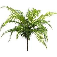 Leaf Artificial Fern Plant Realistic 50cm Artificial Boston Fronded Fern Plant Botanik in Green