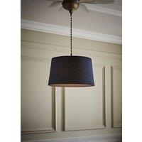 ValueLights Aspen Navy Blue Tapered Easy Fit Pendant Lamp Shade | Size: Medium
