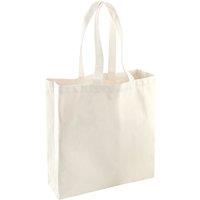 Westford Mill Cotton Classic Tote Shopping Bag Pack of 2 in Natural