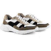 Silver Street London Men's Finchley Premium Suede Leather Trainers in White | Size: 11