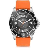Kennett Men's Solaxplorer Solar Powered 100m Waterproof Watch in Pale Orange