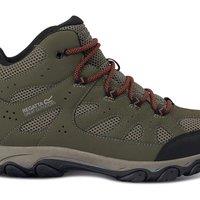 Regatta Men's Edgepoint Breathable Waterproof Mid Walking Boots in Olive | Size: 9