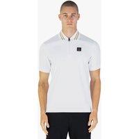 Luke 1977 Men's Throop Zip Neck Polo in White | Size: Small