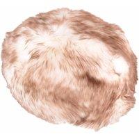 SNUGRUGS Women's Womens Genuine Sheepskin Winter Hat in Ivory | Size: Large