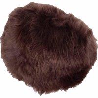 SNUGRUGS Women's Womens Genuine Sheepskin Winter Hat in Brown | Size: Medium