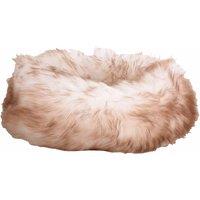 SNUGRUGS Women's Womens Luxury Genuine Sheepskin Ski Headband in Ivory