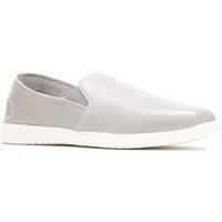 Hush Puppies Women's 'Everyday' Smooth Leather Slip On Shoes in Grey | Size: 8