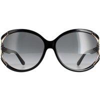 Salvatore Ferragamo Women's Round Black Grey Gradient SF600S