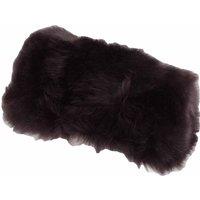 SNUGRUGS Women's Womens Genuine Sheepskin Cossack Style Hat with Double Face Crown in Dark Brown | Size: Large